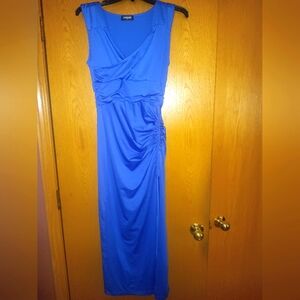 Women's size small,  Chrome floor length formal dress